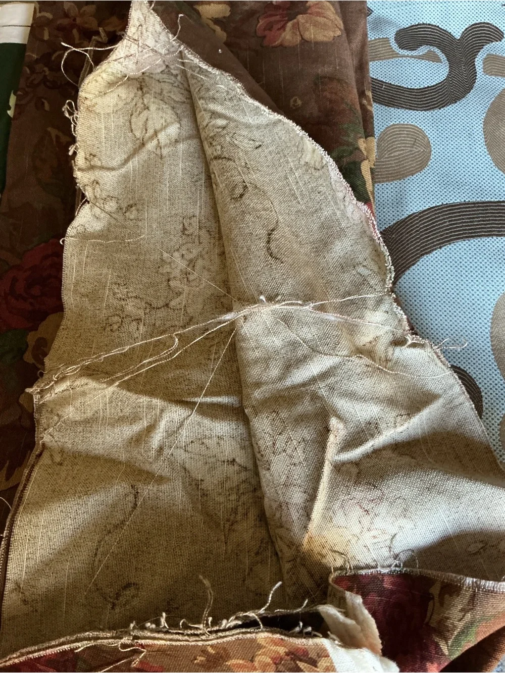 4 Pieces of Fabric Panels